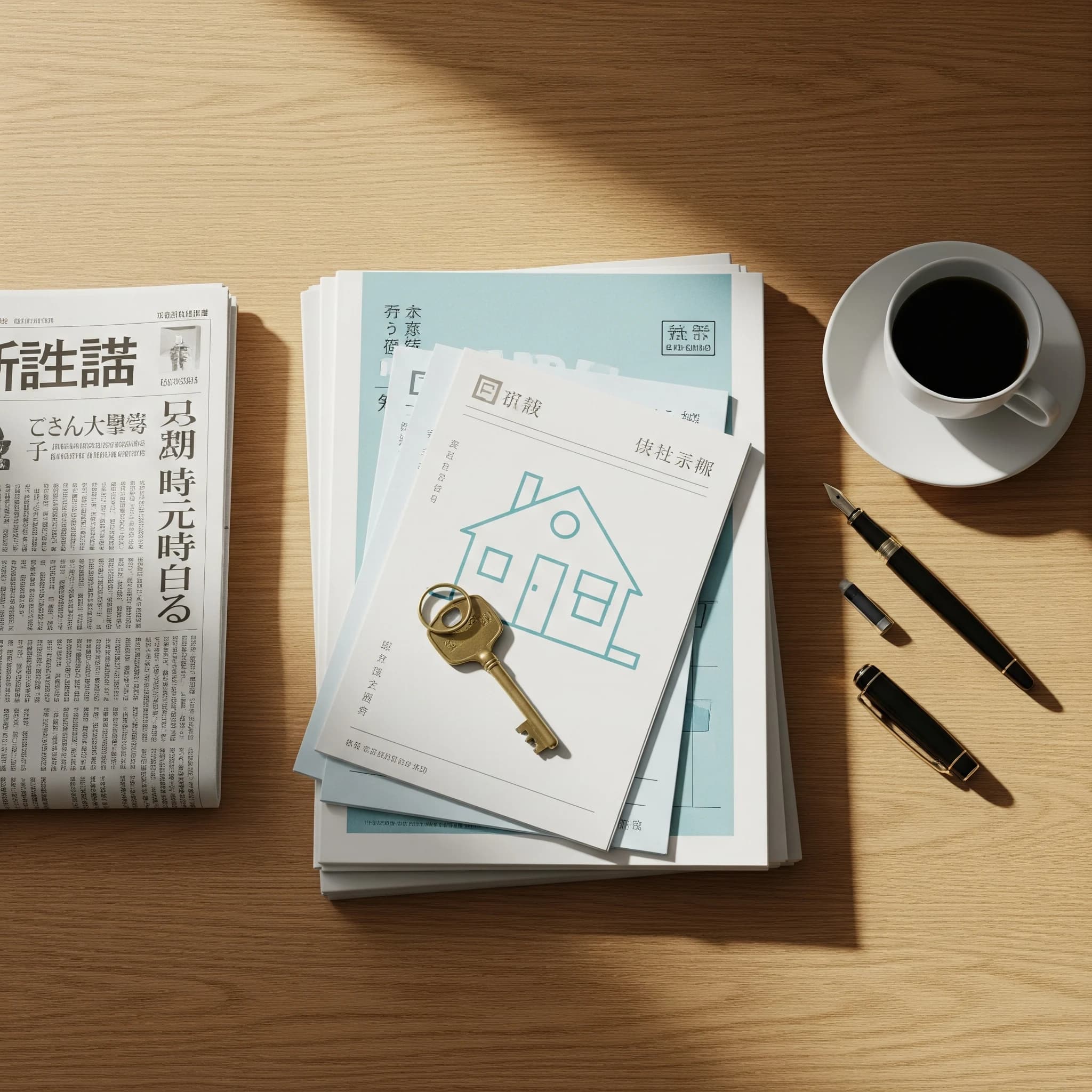 売却相談の机上